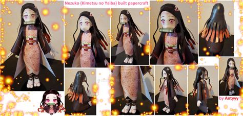 Nezuko Kimetsu No Yaiba Built Papercraft By Antyyy On Deviantart