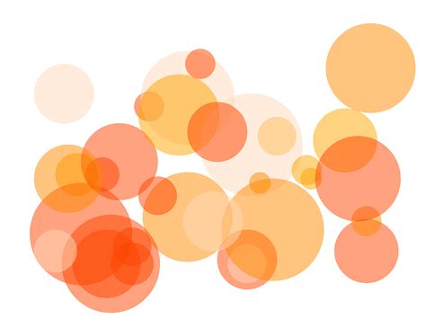 Abstract Orange Circles Overlay With Transparent Png Background 8493080 Png