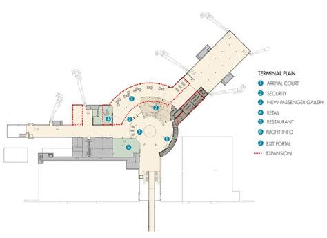 Airports Examples In Plan And Section Archdaily