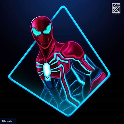Neon Spiderman Wallpapers Top Free Neon Spiderman Backgrounds