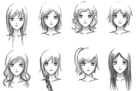 Anime Girl Hairstyles By Pixiedust On Deviantart Manga Hair Girl