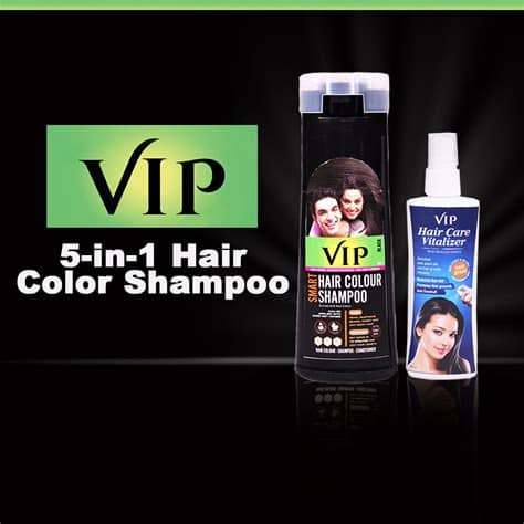 Nourish and condition your beard hair, helping to protect the skin underneath and reduce. Buy VIP 5-in-1 Hair Color Shampoo Online at Best Price in ...