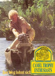 Camel trophy events were often used to showcase land rover's latest and greatest hardware. Camel Man - www.camel-trophy.nl
