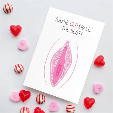 Rude Funny Vagina Pun Valentine S Card You Re Etsy UK
