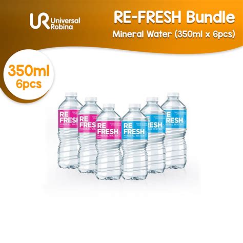 6 X Refresh Mineral Water 350ml Shopee Philippines