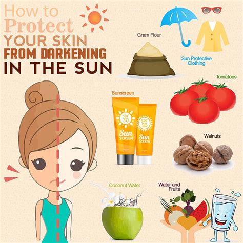 How To Protect Your Skin From Darkening In The Sun Top 10 Home Remedies