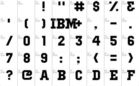 Ibm Block Serif Windows Font Free For Personal