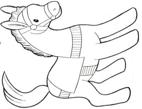 Dibujos Para Colorear De Caballos Infantiles - Para Colorear