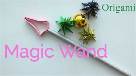How To Make A Magic Wand Christmas Crafts Easily Youtube
