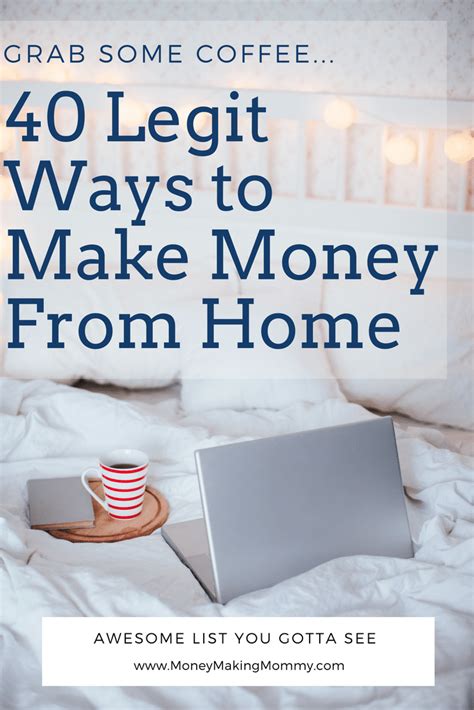 40 Legit Ways To Make Money From Home
