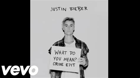 Justin Bieber What Do You Mean Audio Orive Edit Youtube