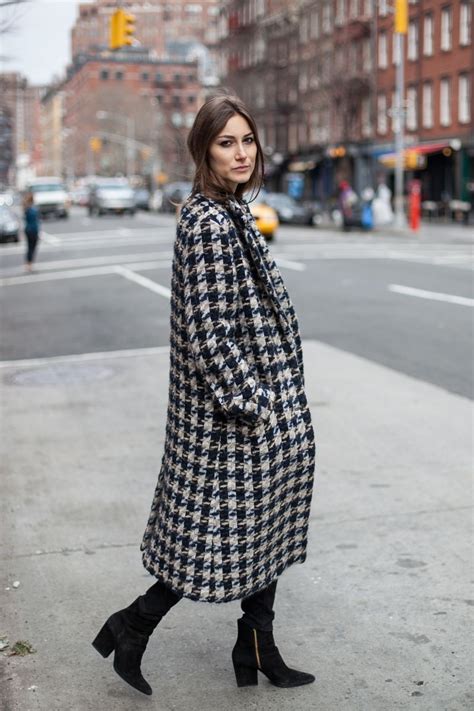 Houndstooth Trend Street Style Fashion Style