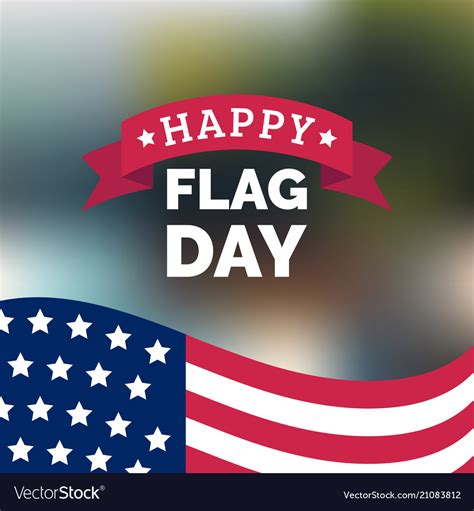 Happy Flag Day Design Concept Royalty Free Vector Image
