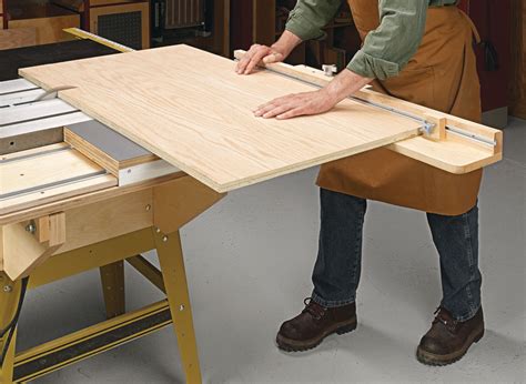 Sliding Saw Table Woodworking Project Woodsmith Plans