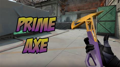 Prime Axe Skin Showcase Prime Melee Valorant Prime Skins Youtube
