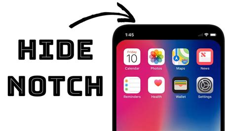How To Hide Iphone X Notch Simple Trick Youtube