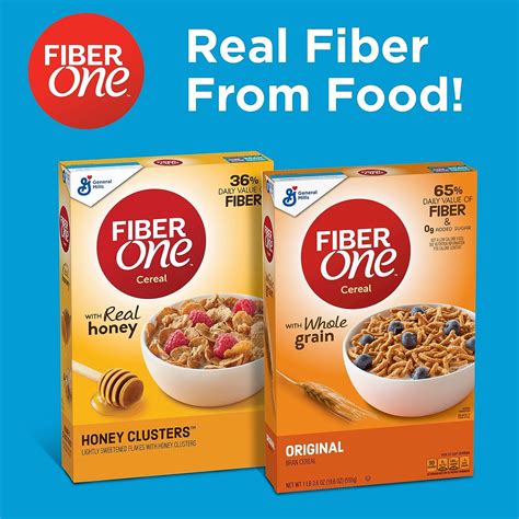 Buy Fiber One Breakfast Cereal Original Bran 196 Oz Pack Of 6