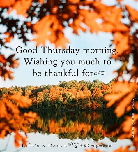 Thursday Morning Fall Images Morning Kindness Quotes