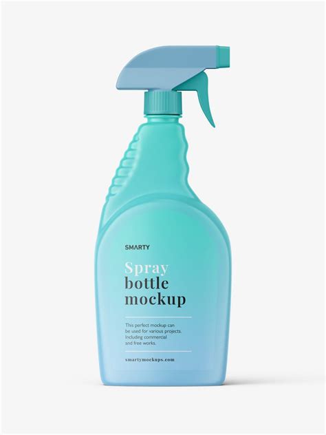 Matt Trigger Spray Bottle Mockup Smarty Mockups