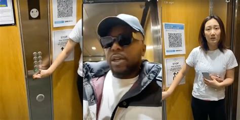 Woman Refuses To Share Elevator With Black Man