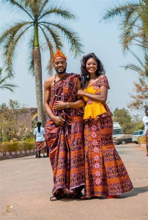 6 Refined Cameroonian Couples In Traditional Toghu Attire