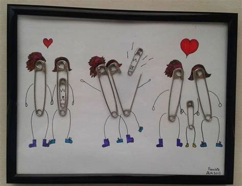 Awesome Safety Pin Art To Celebrate A Newborn Baby Meme Guy