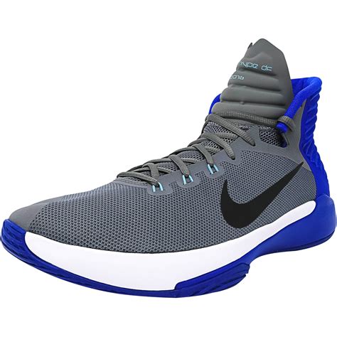Nike Mens Prime Hype Df 2016 Cool Grey Anthracite Mid Top Basketball
