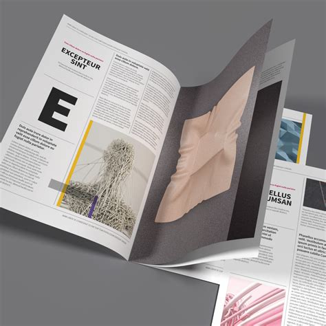 Magazine Layout Design Template