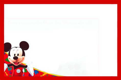 Mickey Mouse Frame Png Picture 2232293 Mickey Mouse Frame Png