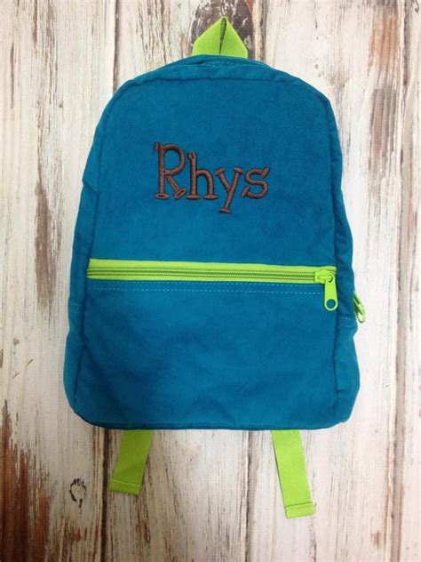 Backpack With Name By Babychicboutiquela On Etsy