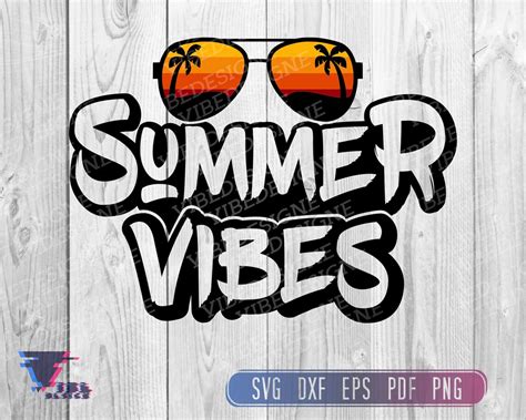 Summer Vibes Svg Summer Svg Beach Vibes Svg Beach Svg Etsy