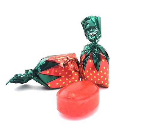 Sweetgourmet Arcor Strawberry Filled Bon Bon Hard Candy Pound Free