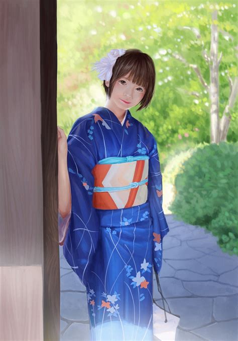 Artstation Kimono Girl
