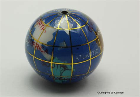 Esoterische Globewereldbol Kraal CaØ25 Mm Edelstenenvoordeelnl