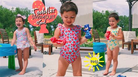 Toddler Swimsuit Haul Lookbook 2019 Youtube