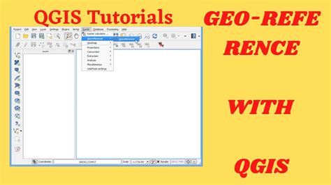 How To Georeference An Image In QGIS YouTube