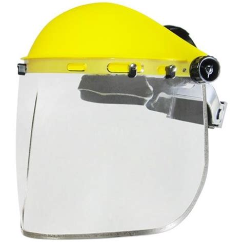 Armour Face Shield And Browguard Medium Impact Yellowclear Visor