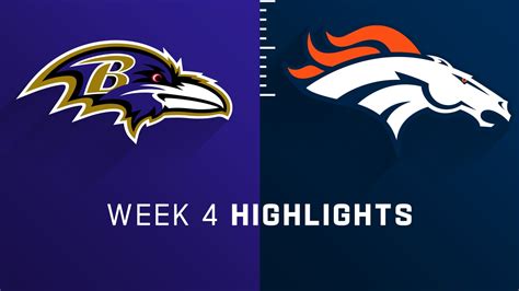 Baltimore Ravens Vs Denver Broncos Highlights Week 4