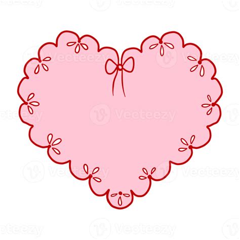 Pink Heart Frame 14967571 Png
