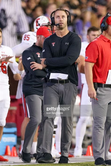 News Photo Texas Tech Red Raiders Head Coach Kliff Kingsbury Kliff