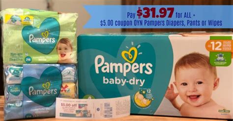 Get 10 00 In Savings On Pampers Diapers Pants And Wipes At Kroger Kroger Krazy