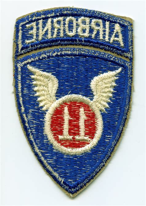 Ww2 11th Airborne Division Patch Chasing Militaria