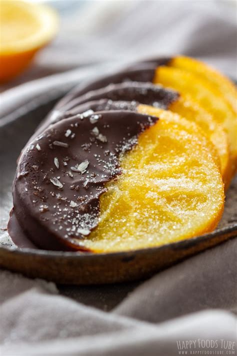 Candied Oranges Dipped In Chocolate Happy Foods Tube