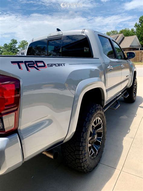 2018 Toyota Tacoma With 18x9 1 Fuel Assault And 28565r18 Nitto Ridge
