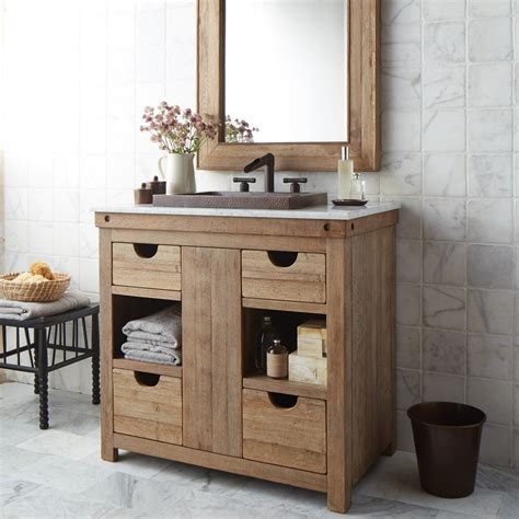 Cool good reclaimed wood bathroom vanity : Reclaimed Wood Bath Vanities - Native Trails - Chardonnay ...