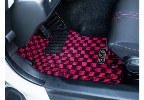 Zero Checkered Floor Mats For Miata Mx5 Nd 2016 Rev9