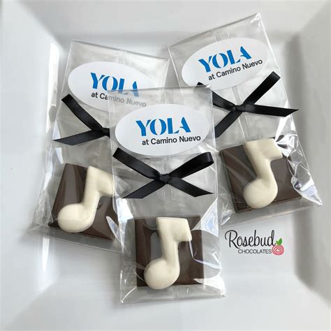 12 Music Note Chocolate Covered Oreo Cookie Candy Party Favors Candy