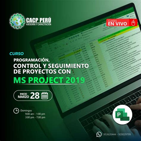 Cacp Perú Curso Programación Control Y Seguimiento De Proyectos Con