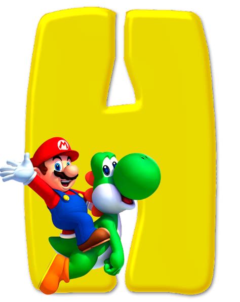 Blindada Por Deus Alfabeto Decorativo Mario Bross Luigi