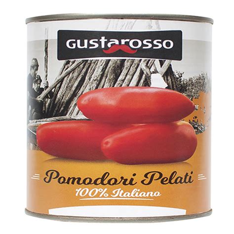 Pomodori Pelati Italiani 2500gr Gustarosso